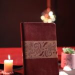 Premium Burgundy Ornamental Panel Bible
